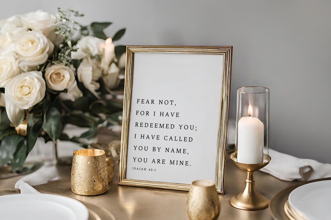 Custom Bible Verse Scripture Poster, Christian Wall Art - Image 4