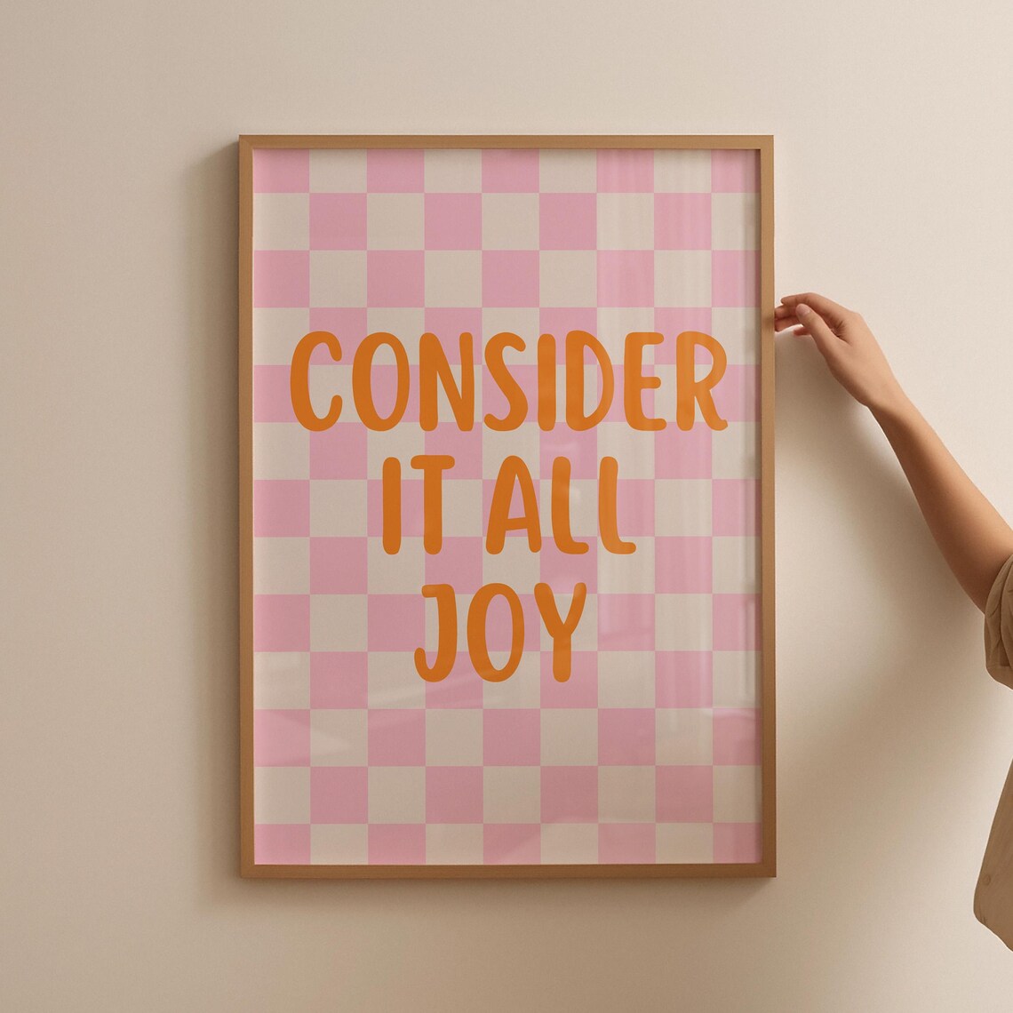 Retro Christian Scripture Wall Art Poster Print - Image 4