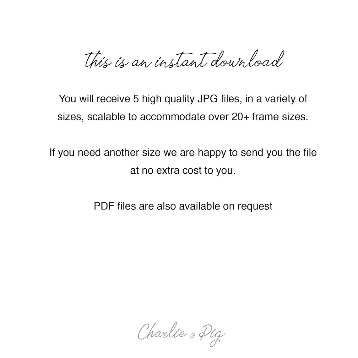 Black And White I Love You Alphabet Art Print - Image 2