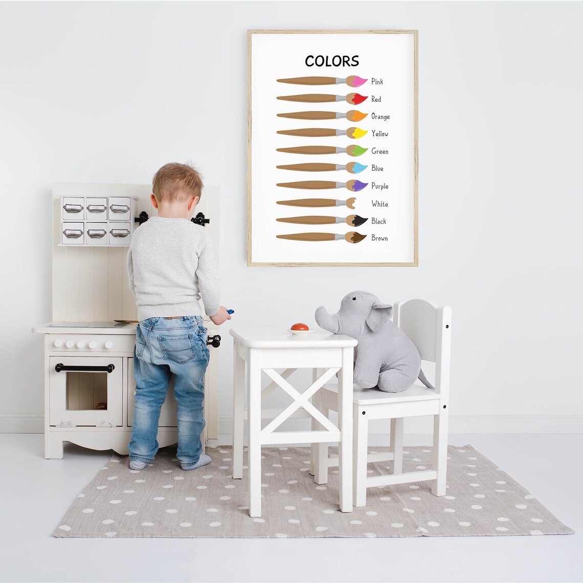 Colors Educational Print, Preschool Classroom Decor - Image 3
