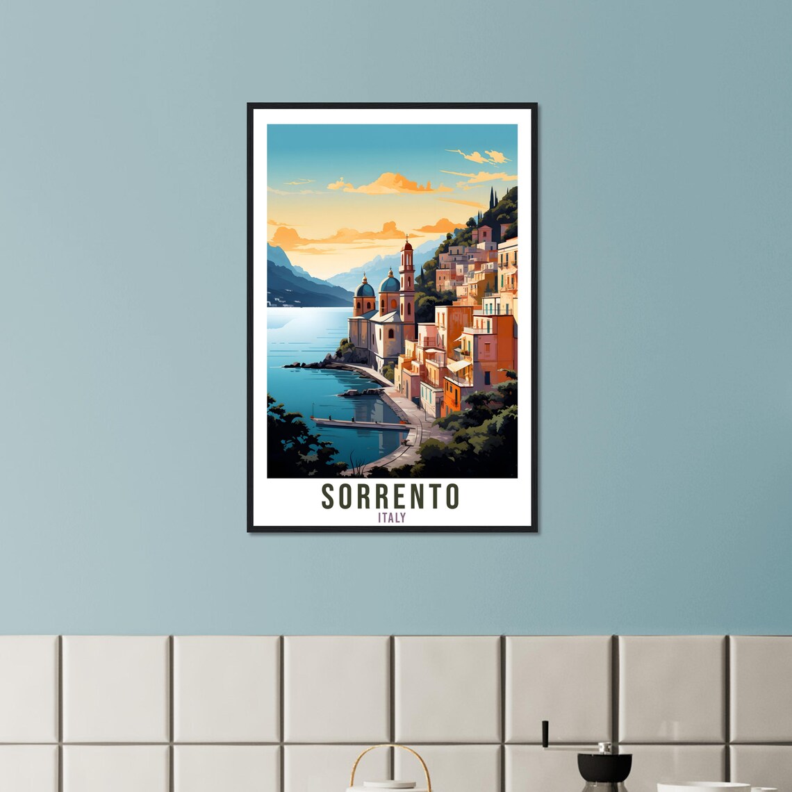 Sorrento Travel Poster, Italian Place Print - Image 2