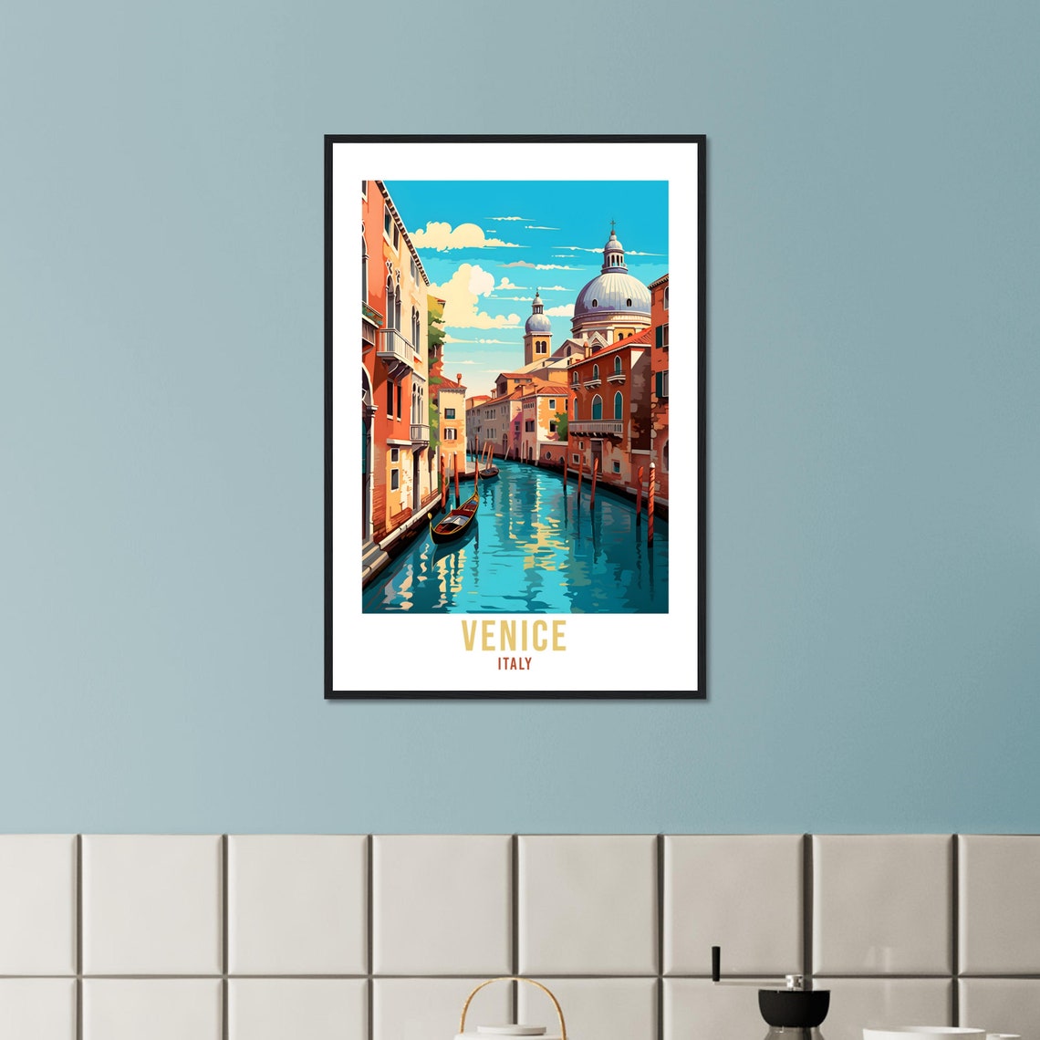 Venice Travel Print Wall Art Venice Wall Hanging Italy Gift Venice Holiday Print Art Print Venice Travel Gift Travel Poster Venice City Art - Image 4