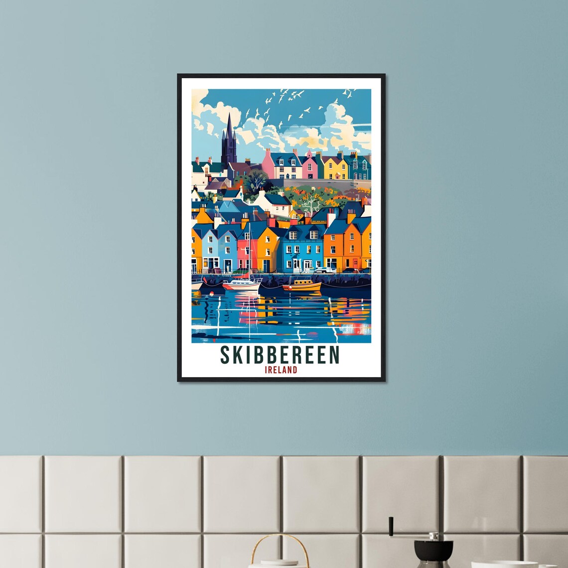 Skibbereen Travel Poster, Ireland Travel Poster - Image 3