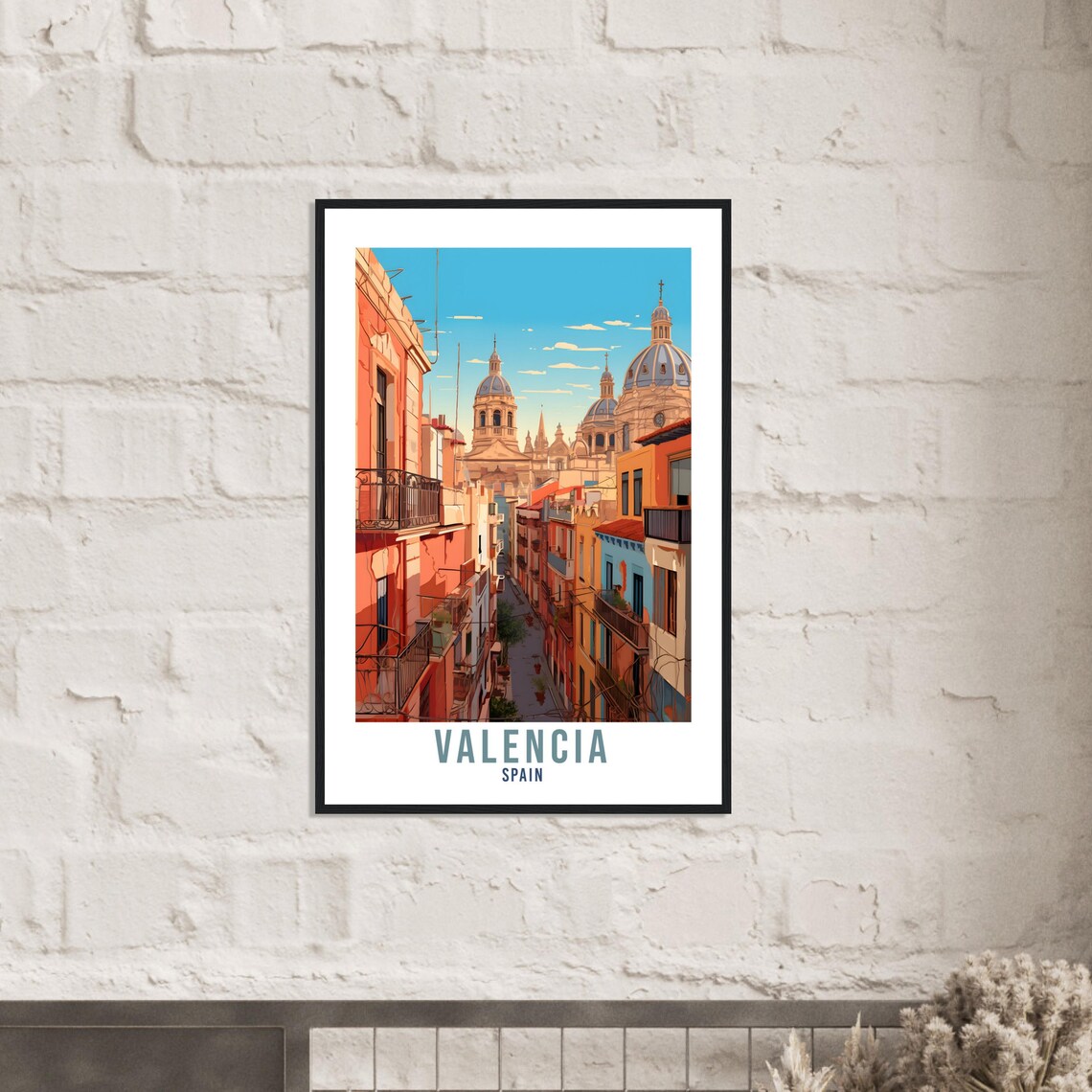 Valencia Vintage Spain Travel Poster Art Print - Image 3