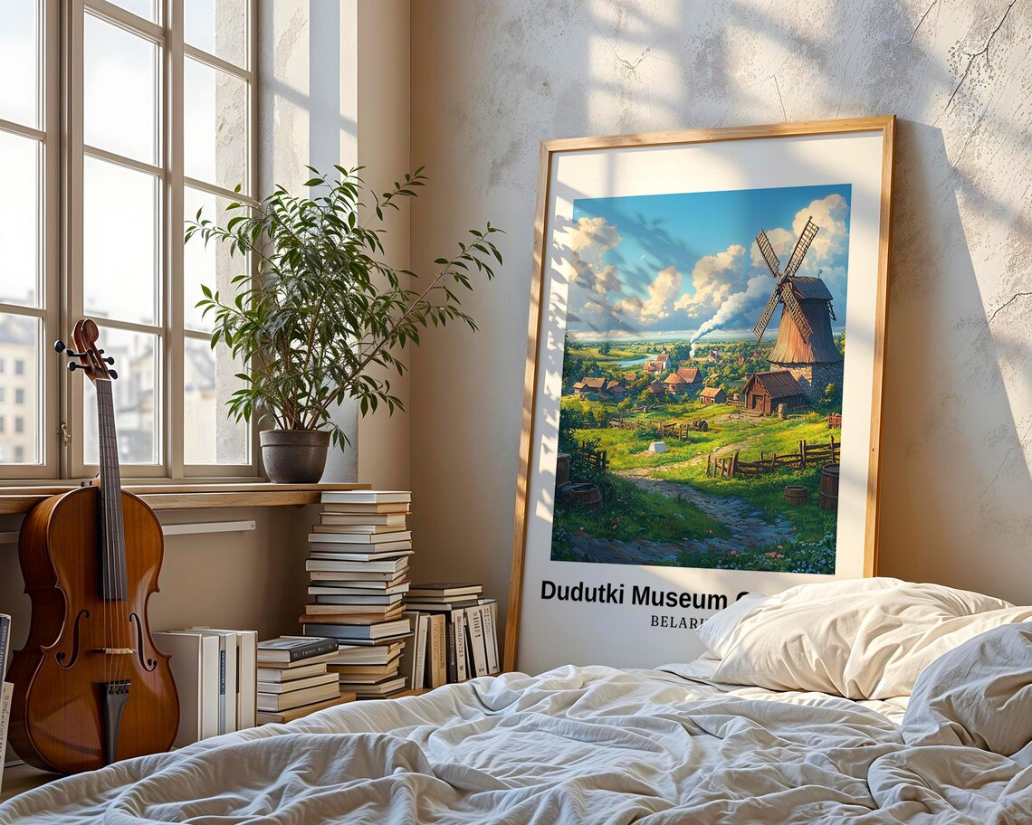 Dudutki Museum Complex Travel Poster, Belarus - Image 3