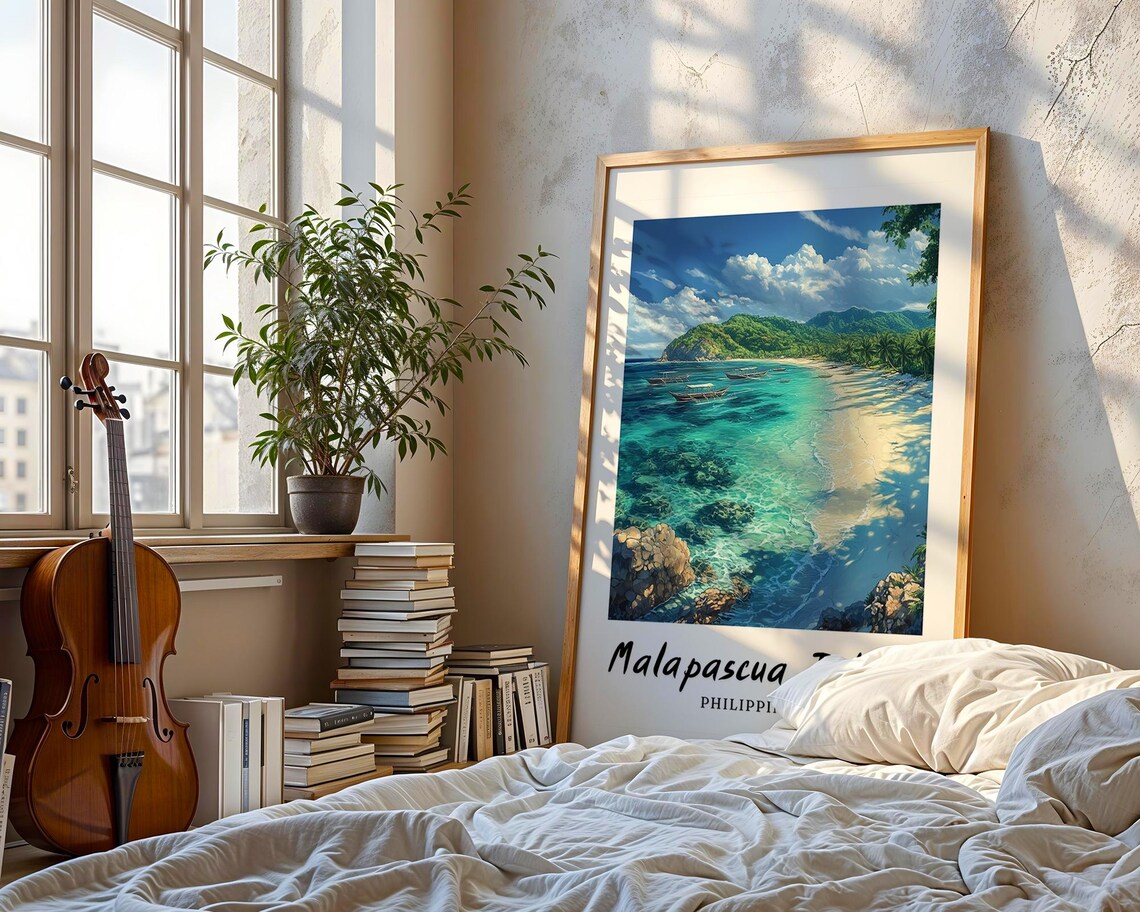 Malapascua Island Philippines Travel Poster - Image 3