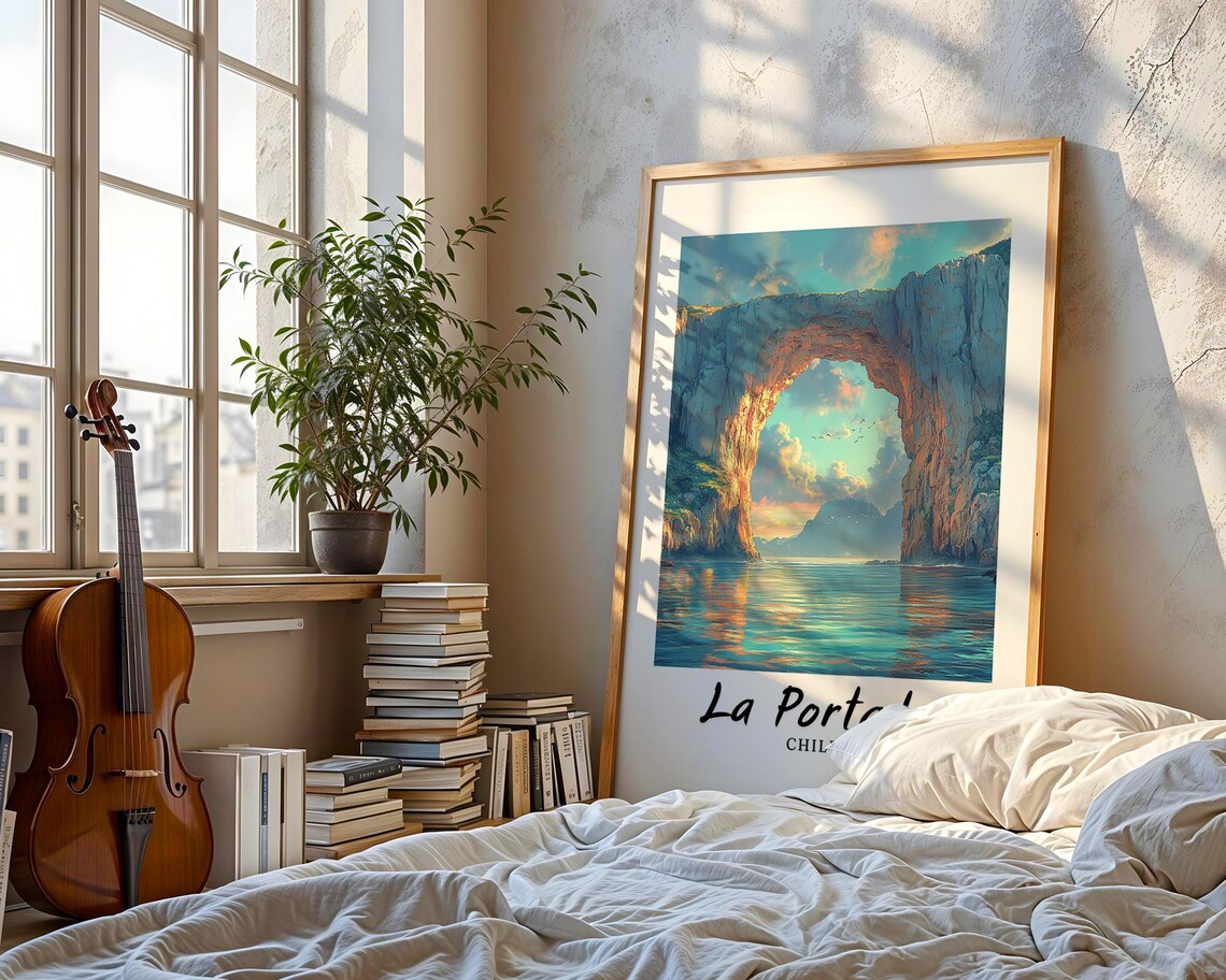 La Portada Travel Poster, Chile Wedding Gift - Image 3