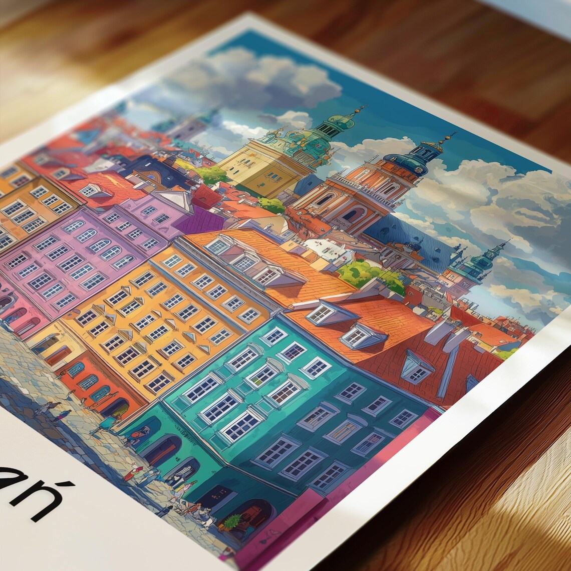 Poznan Travel Print, Poland Wedding Gift - Image 2