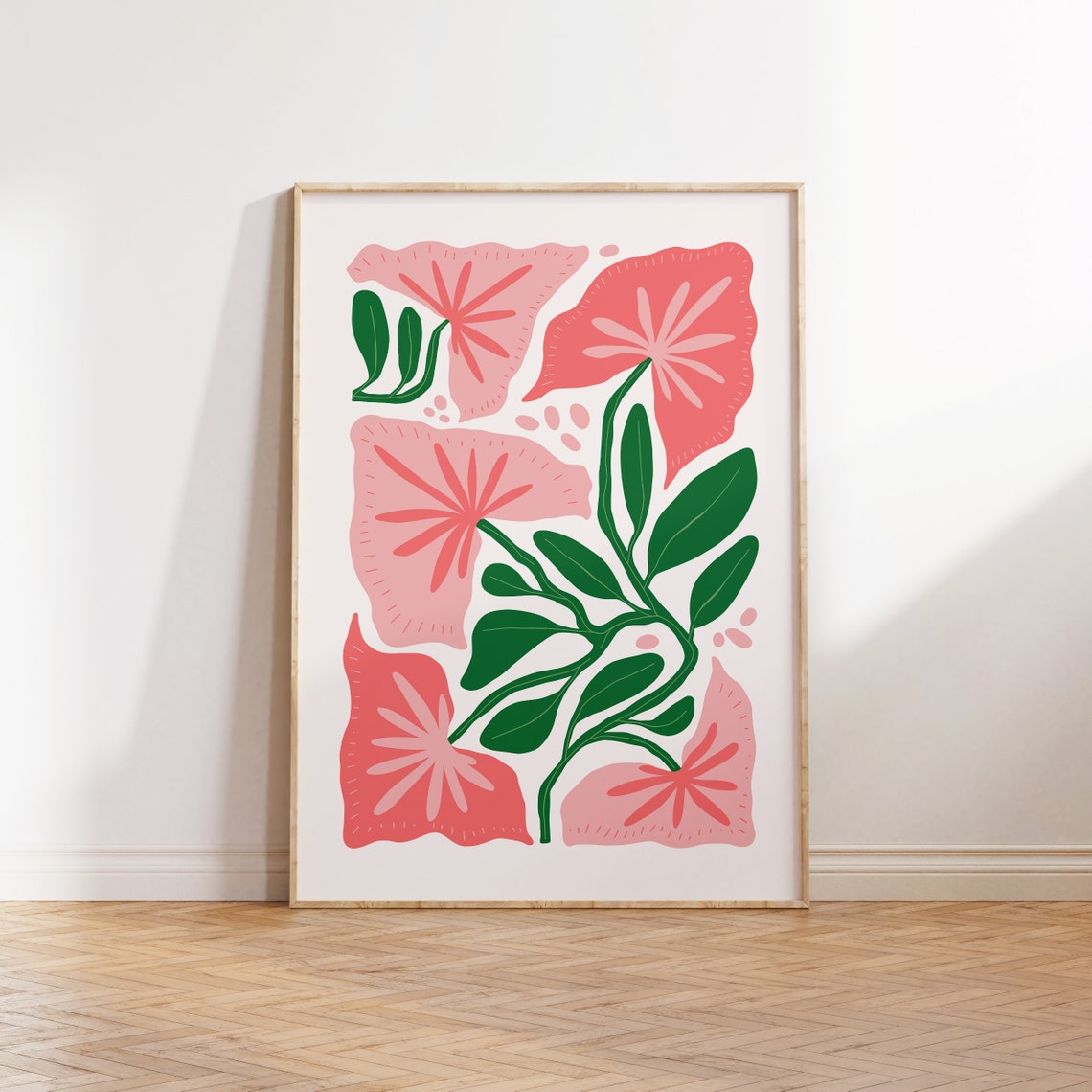 Jungle Flora Botanical Wall Art Print