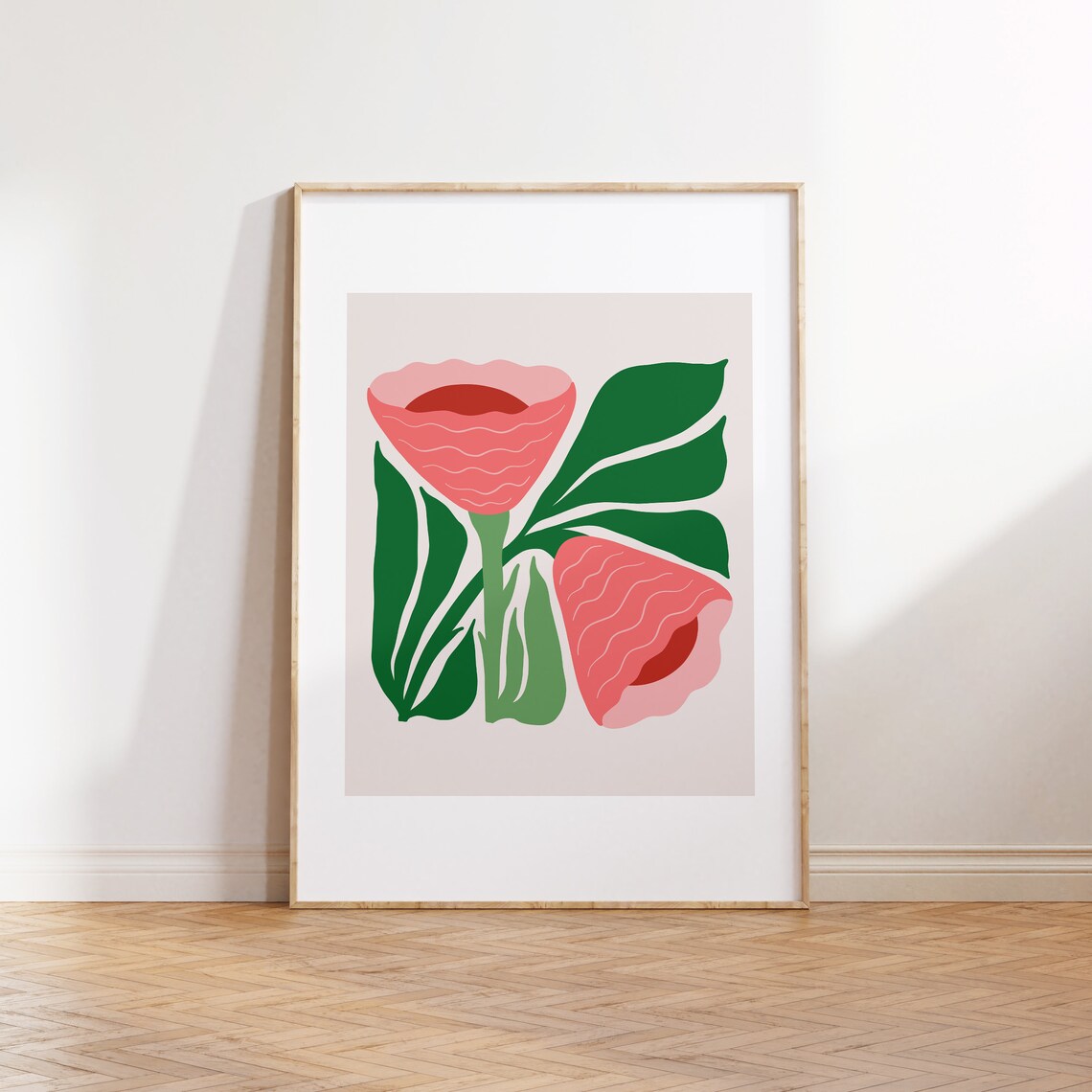 Jungle Flora Tropical Botanical Floral Art Poster