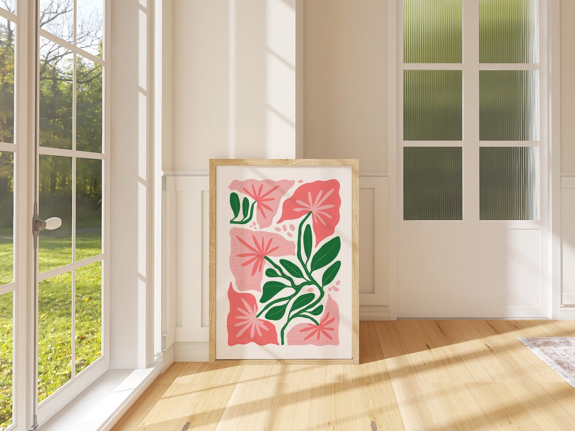 Jungle Flora Botanical Wall Art Print - Image 2