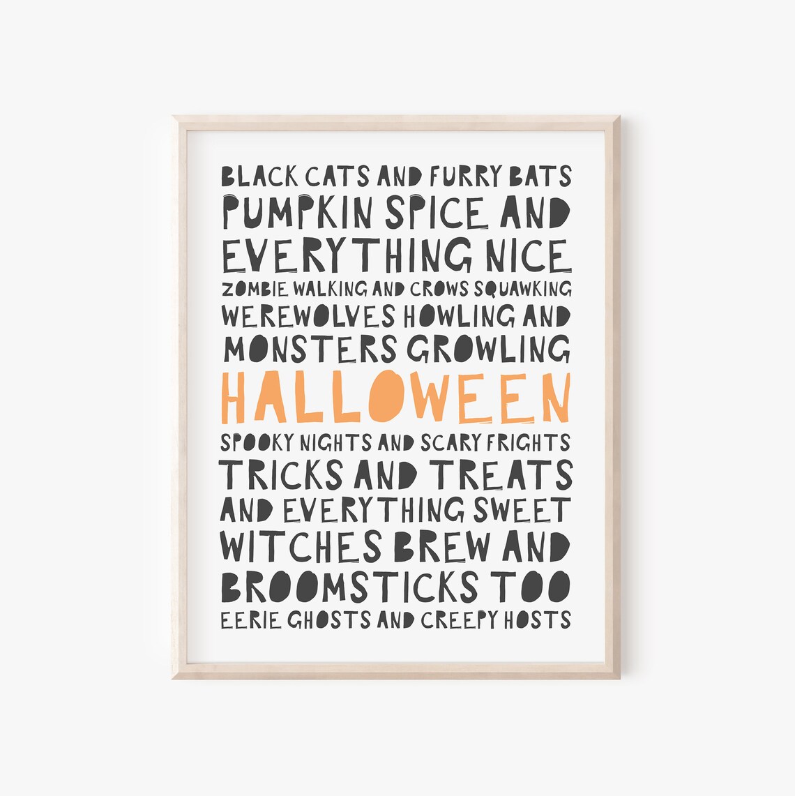 Halloween October Decor Scary Kids Party Poster - Image 3