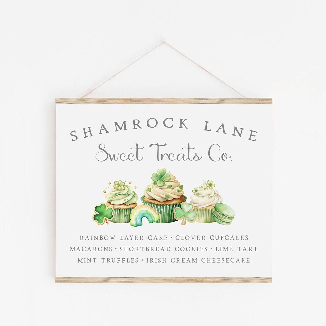 St Patricks Day Bakery Nostalgic Seasonal Art Print - Image 2