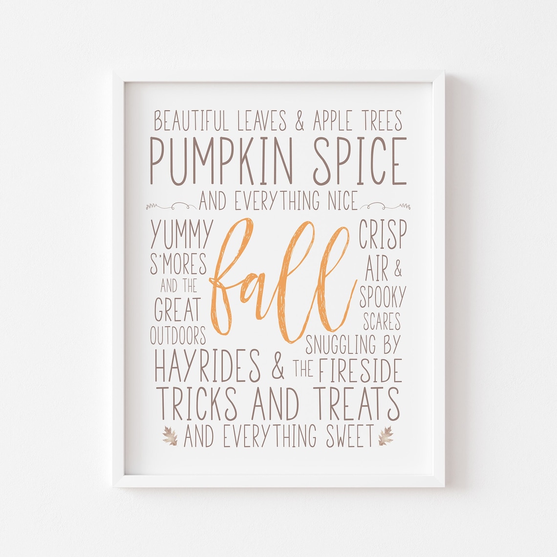 Fall Favorites Autumn Seasonal Farmhouse Art Print - Image 4