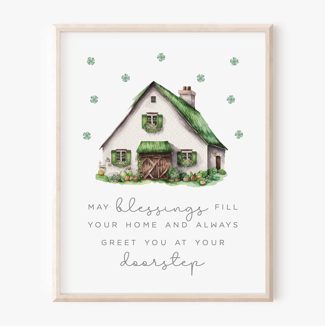 St Patricks Day Home Blessings Quote Poster - Image 5