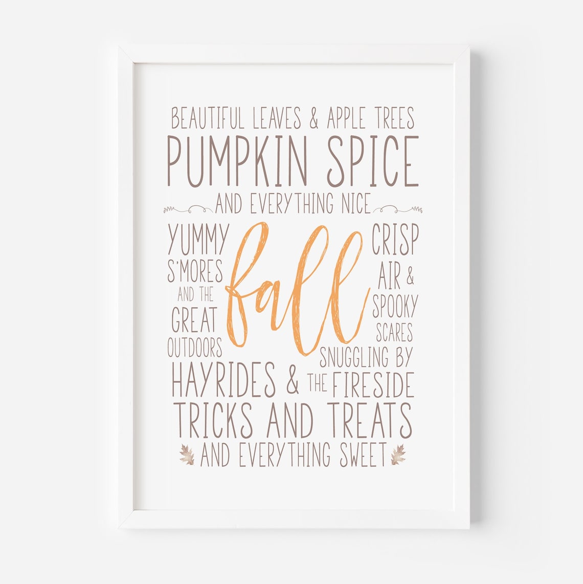 Fall Favorites Autumn Seasonal Farmhouse Art Print - Image 2