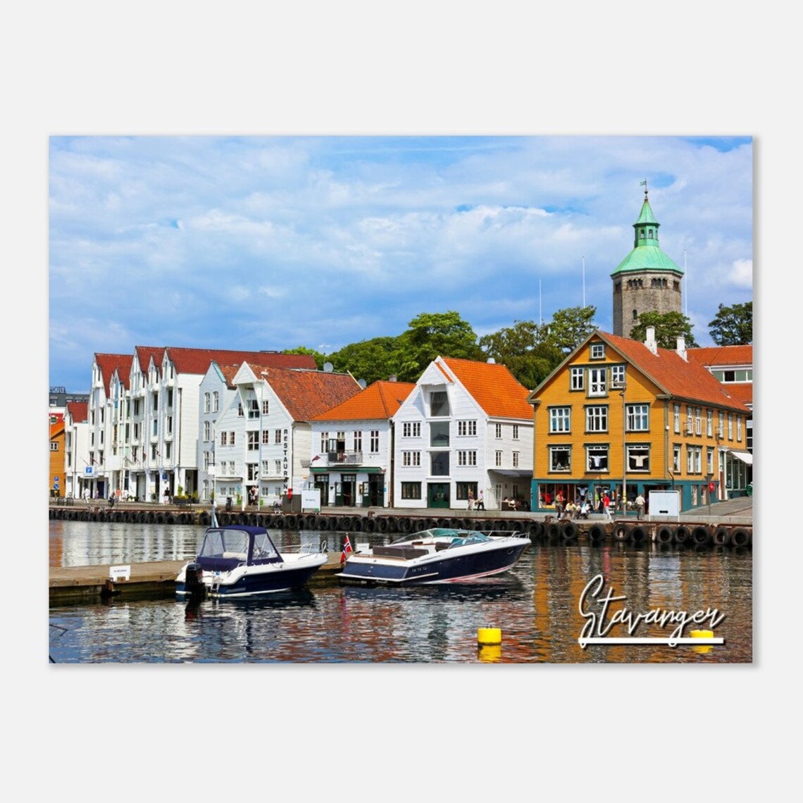 Stavanger Norway Travel Photo, Coastal Cityscape