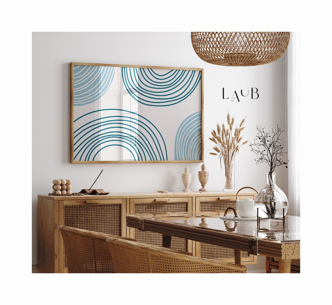 Mid Century Organic Lines Minimalist Art Print - Image 3