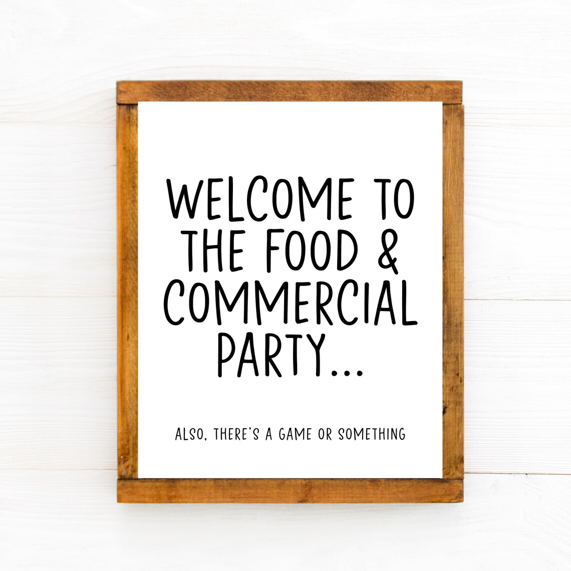 Football Party Decor Sign Supplies Big Game Tailgate Poster