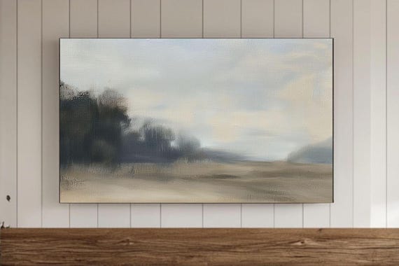Minimalist Art Frame Tv Wall Samsung Screensaver Moody Abstract Background