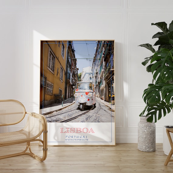 Lisbon Portugal Travel Poster