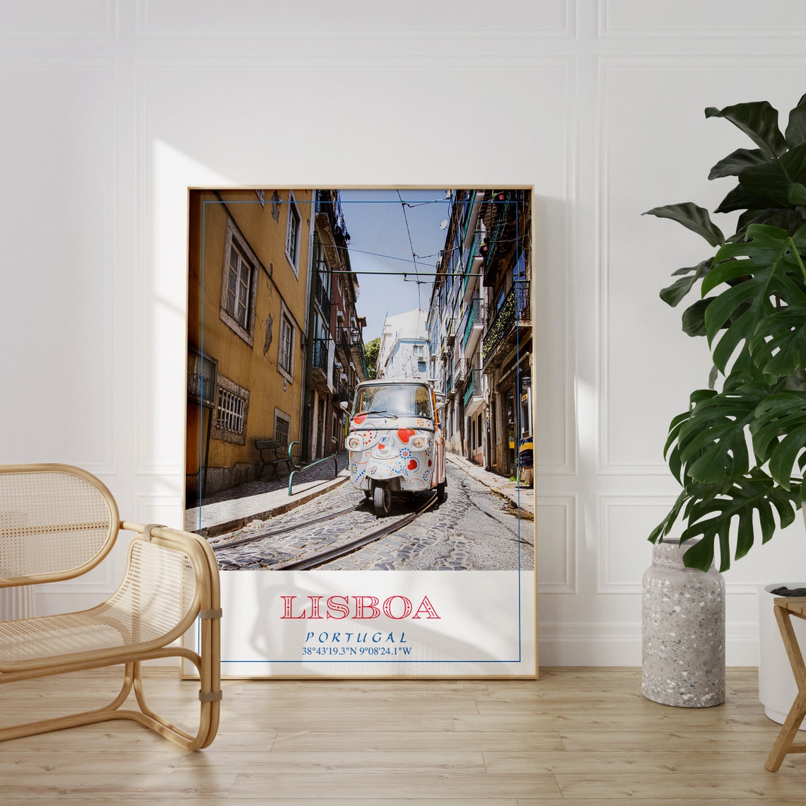 Lisbon Portugal Travel Poster