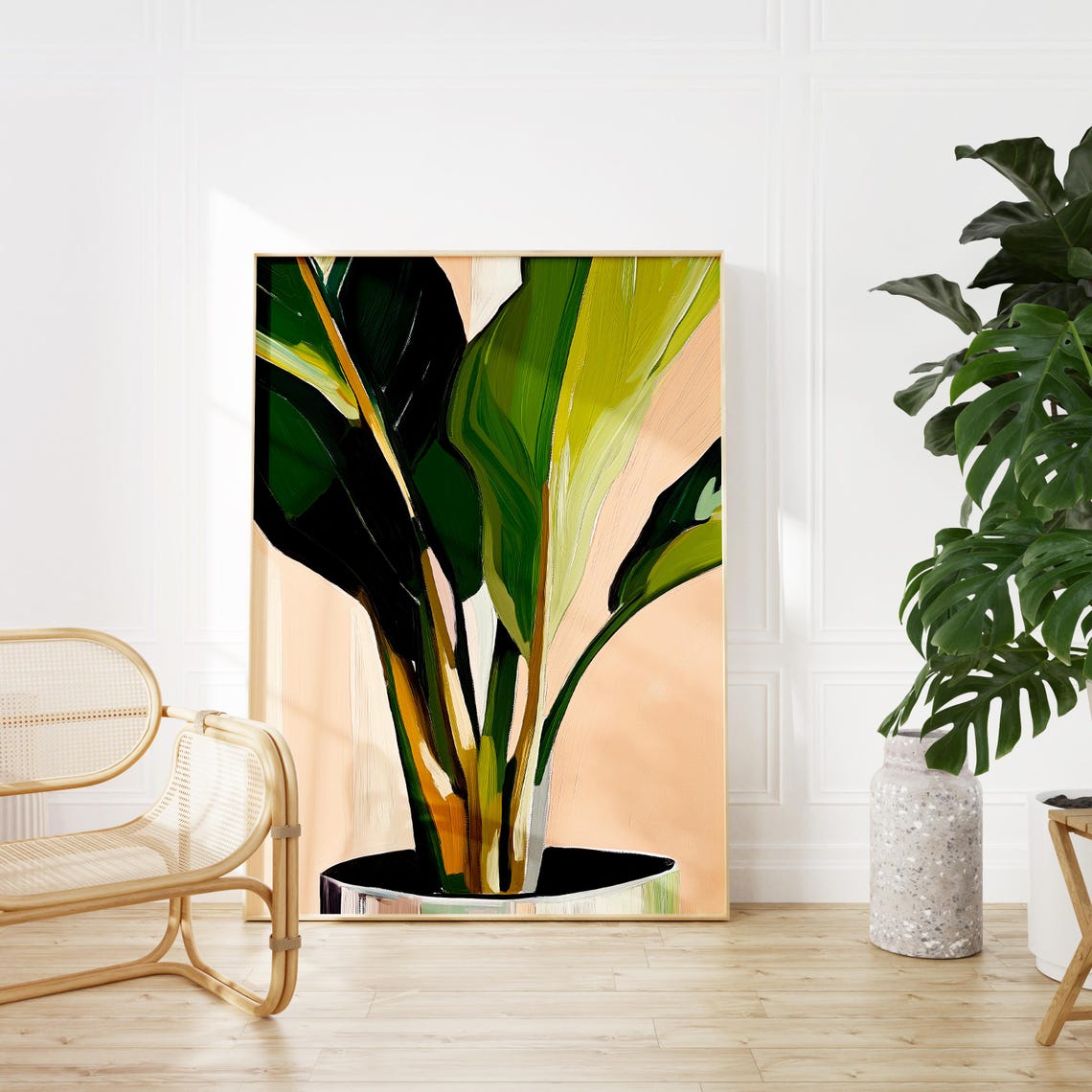 Tropical Leaves Botanical Art Print