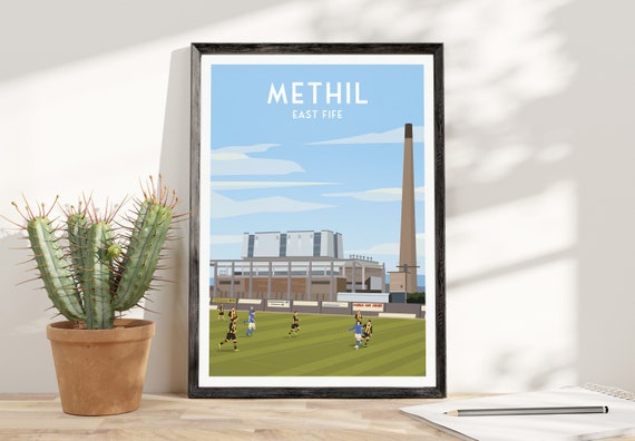 Methil Print East Fife Football Poster