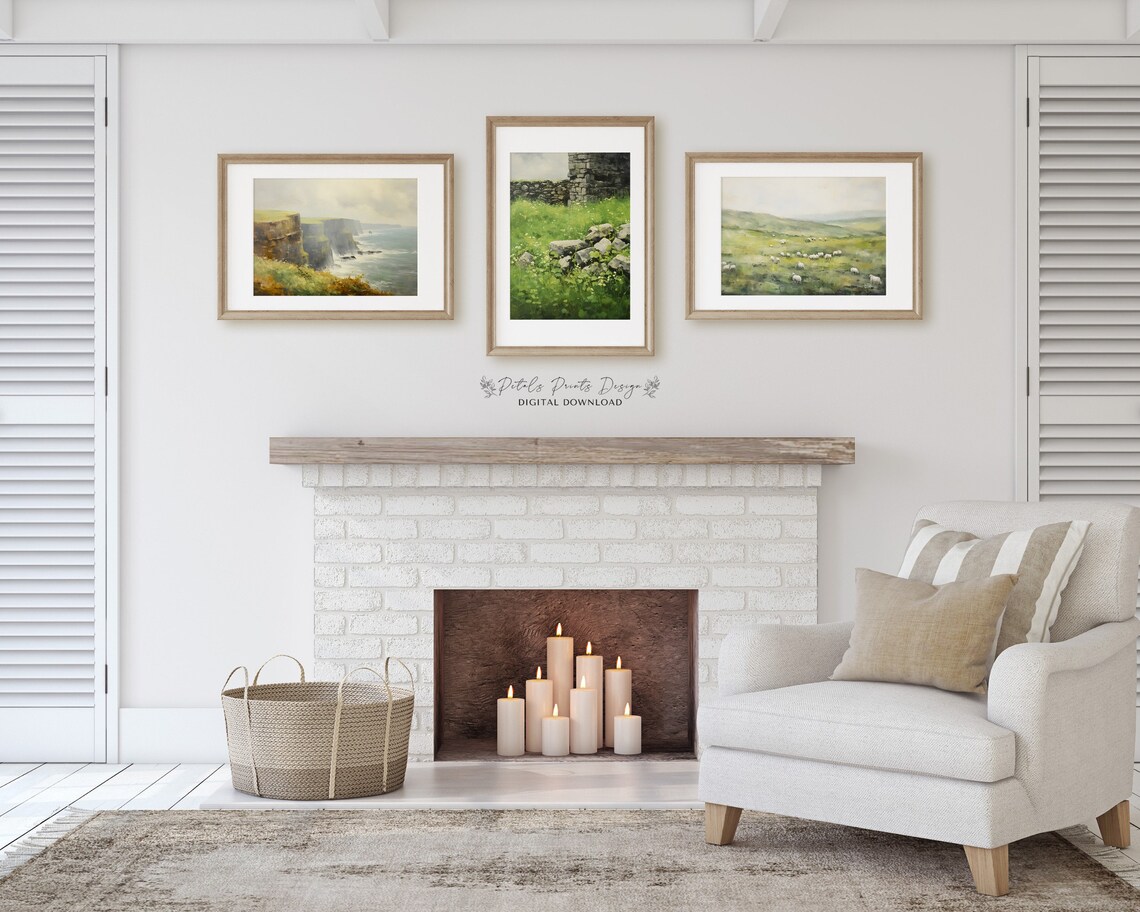 St Patricks Day Rustic Wall Art, Irish Gift Art Print - Image 2