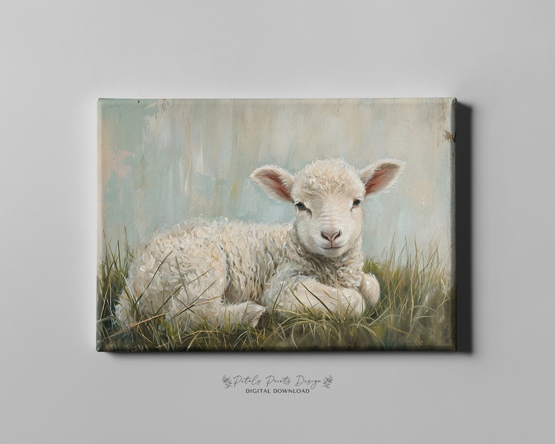 Vintage Spring Easter Prints, Rustic Wall Art - Image 4