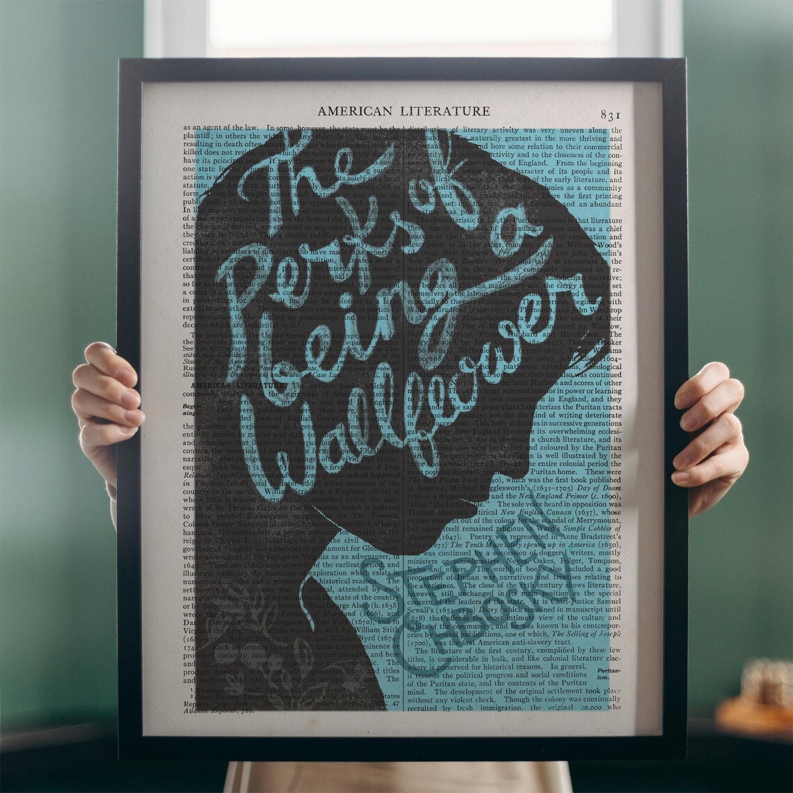 The Perks Of Being A Wallflower Silhouette Book Art Wall Poster Gift - Image 4