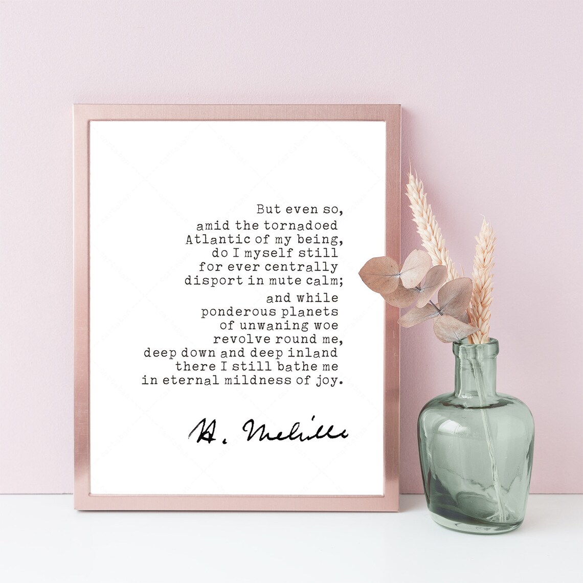 Herman Melville Moby Dick Art Print, Book Lover Decor - Image 4