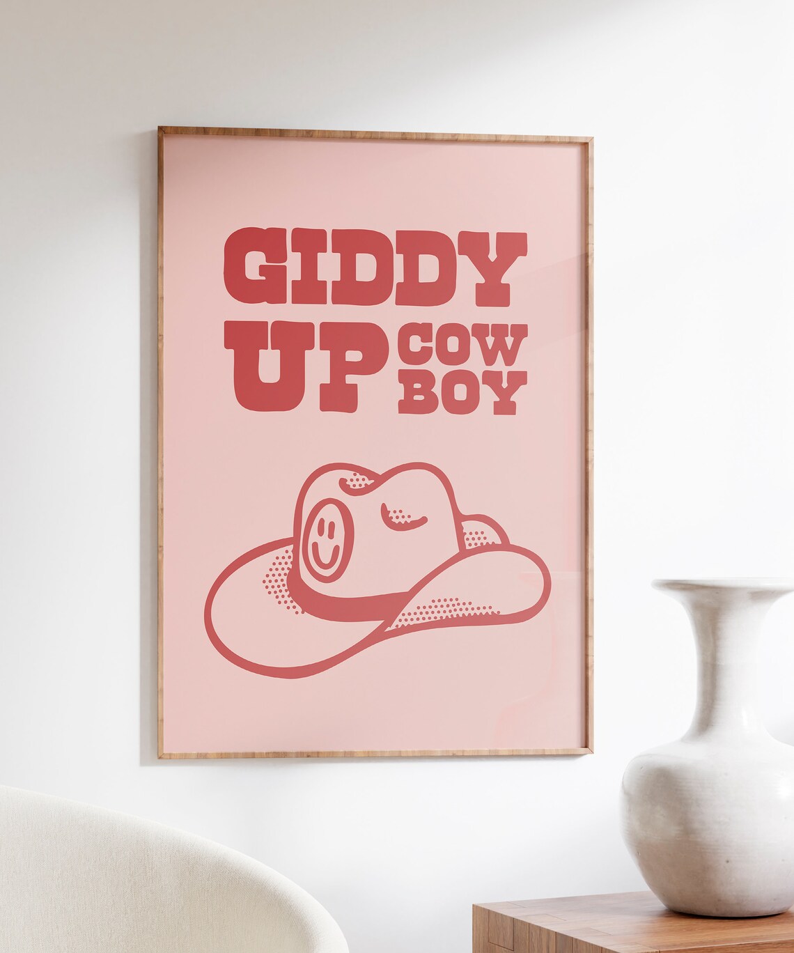 Retro Cowboy Print Western Wall Art Retro Cowboy Hat Poster Wild West Print Cowgirl Quote Art Print Retro Howdy Wall Art Retro Print - Image 7