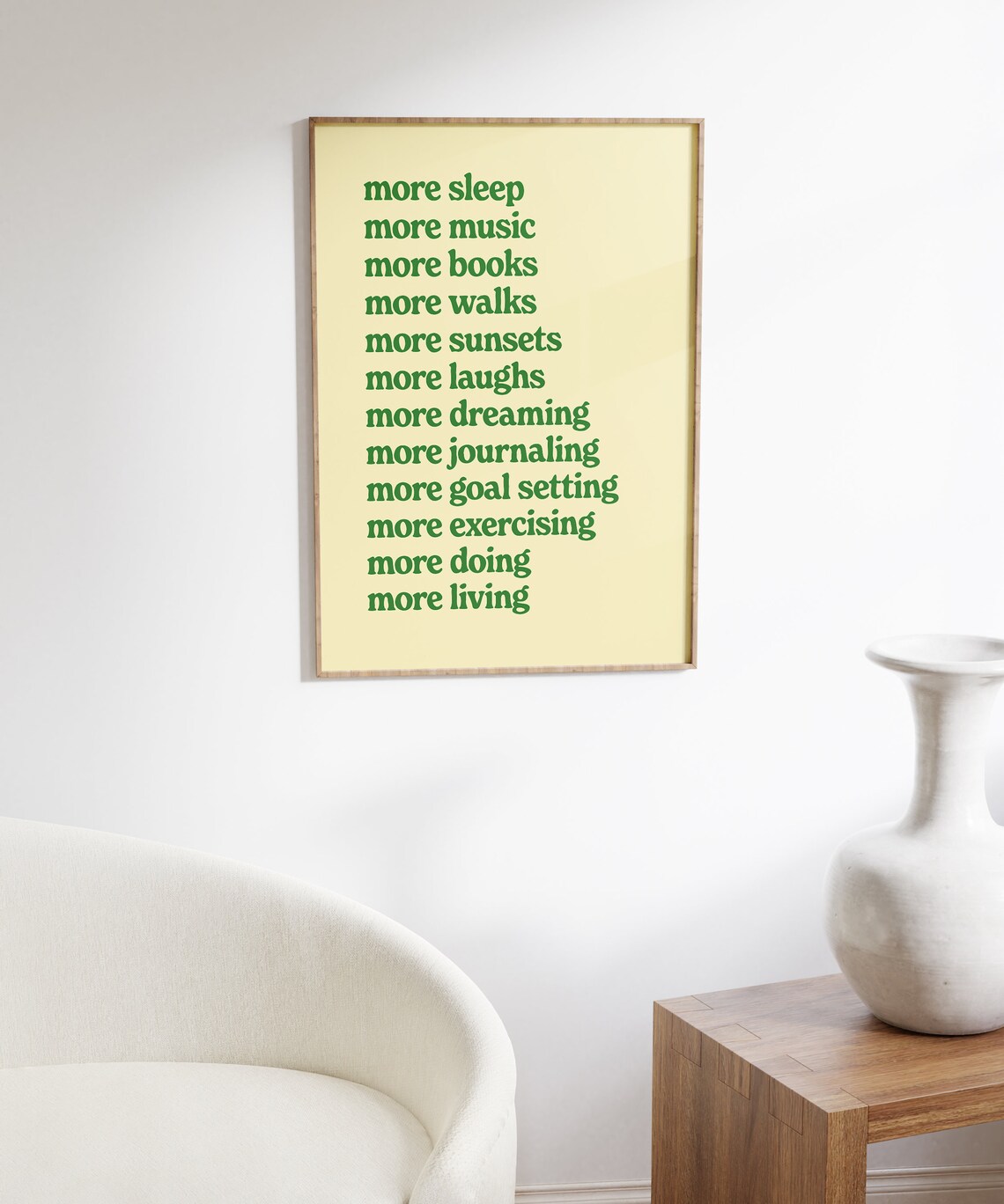 Positive Affirmations Retro 70s Aesthetic Art Print - Image 5