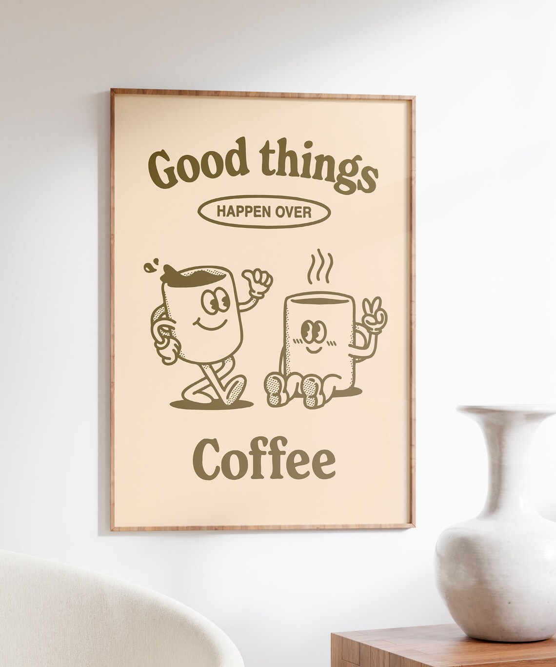 Vintage Coffee Poster, Coffee Bar Wall Art - Image 4