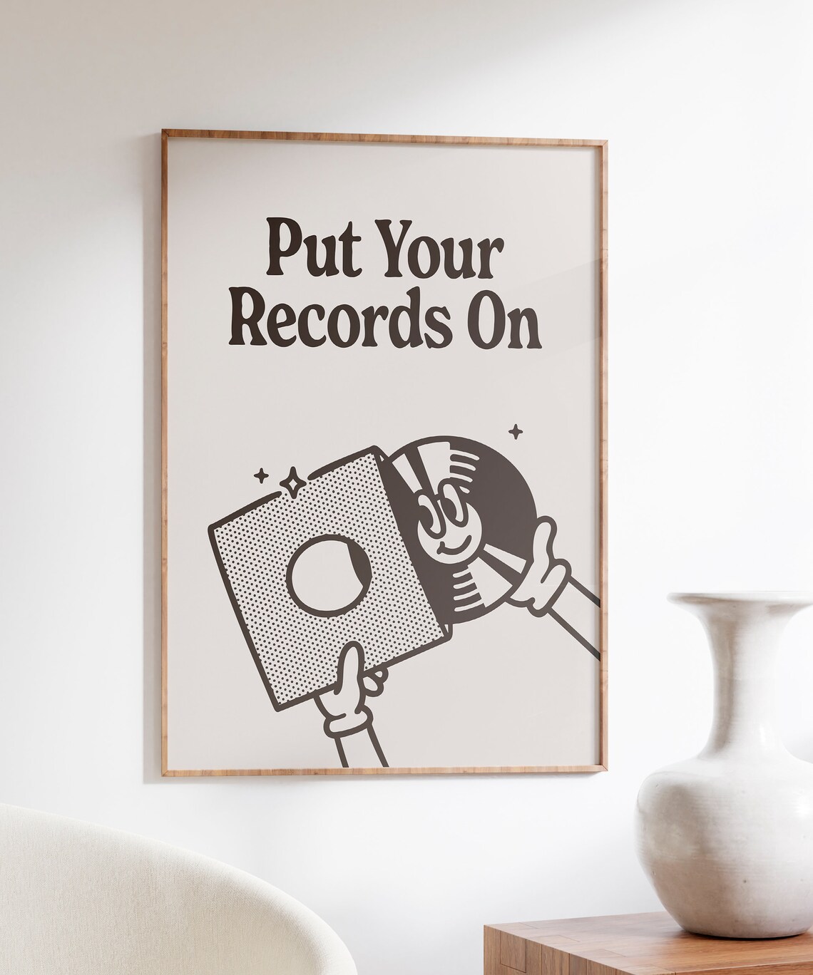 Retro Music Vinyl Record Art Print, Vintage Poster - Image 4