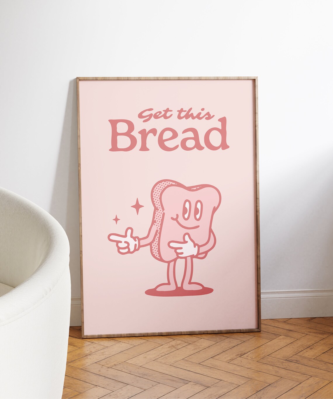 Get This Bread Retro Kitchen Wall Art Print - Image 3
