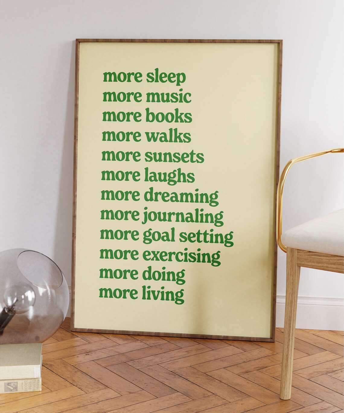 Positive Affirmations Retro 70s Aesthetic Art Print - Image 6