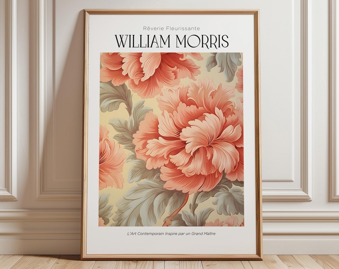 William Morris Botanical Print, Vintage Poster - Image 2