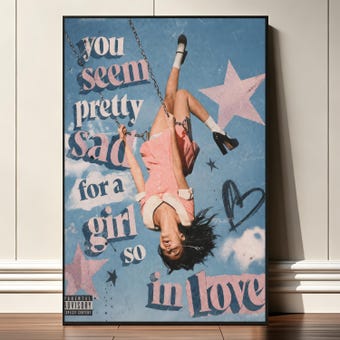 Olivia Rodrigo Poster Movie Poster Home Decor Canvas Print Wall Art Decor Gift