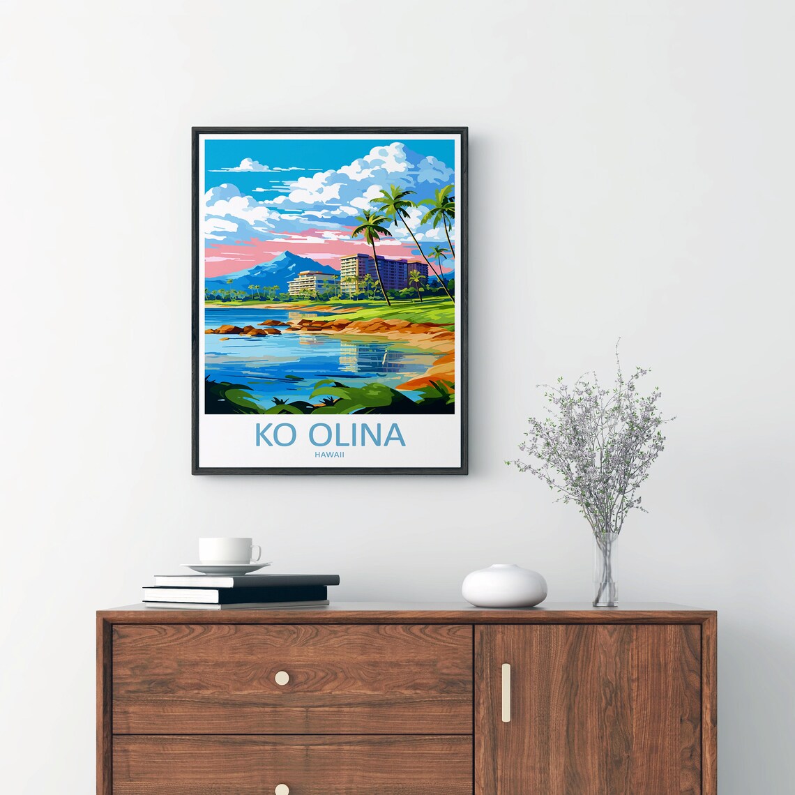 Ko Olina Travel Poster, Hawaii Art Lovers Gift - Image 2