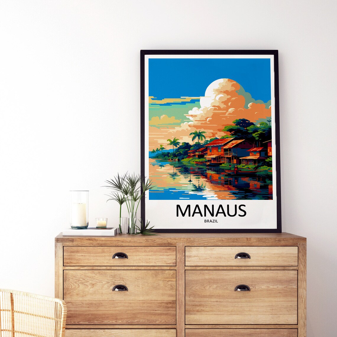 Manaus Travel Poster, Brazil Home Decoration - Image 3
