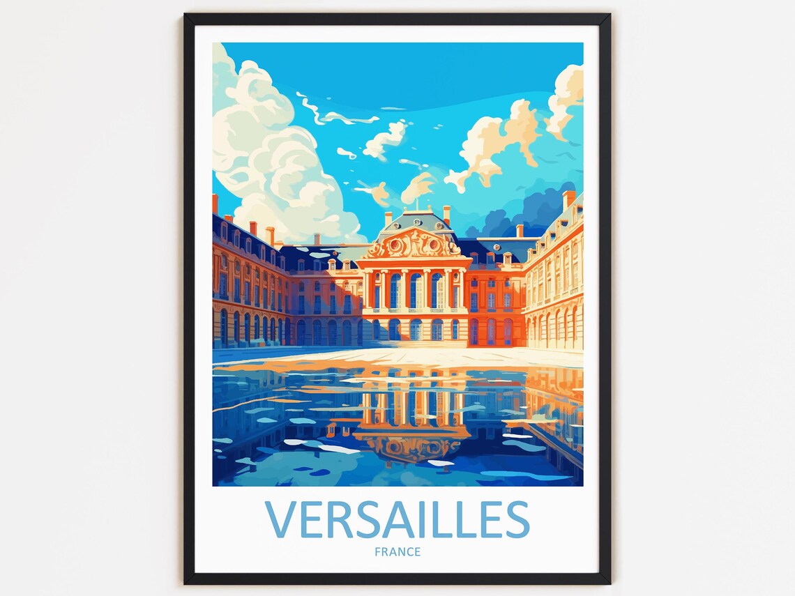 Versailles Travel Print, France Wall Decor