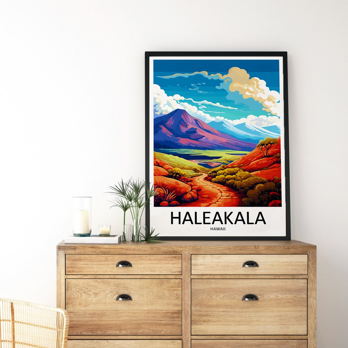 Haleakala Travel Poster, Hawaii Wall Decor - Image 3