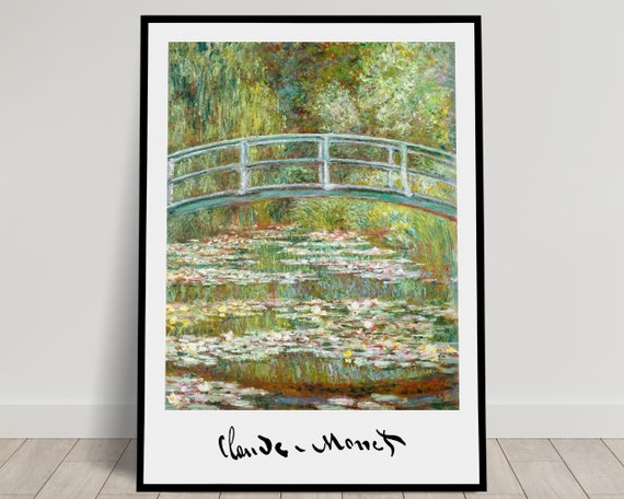 Claude Monet Pool Of Water Lilies 1899 Poster Wall Decor Impressionism Illustration Masterpiece Reproduction Poster