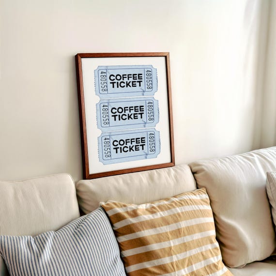 Pink Trendy Wall Art Retro Vintage Coffee Poster Bar Supplies Kitchen Prints Preppy Girly