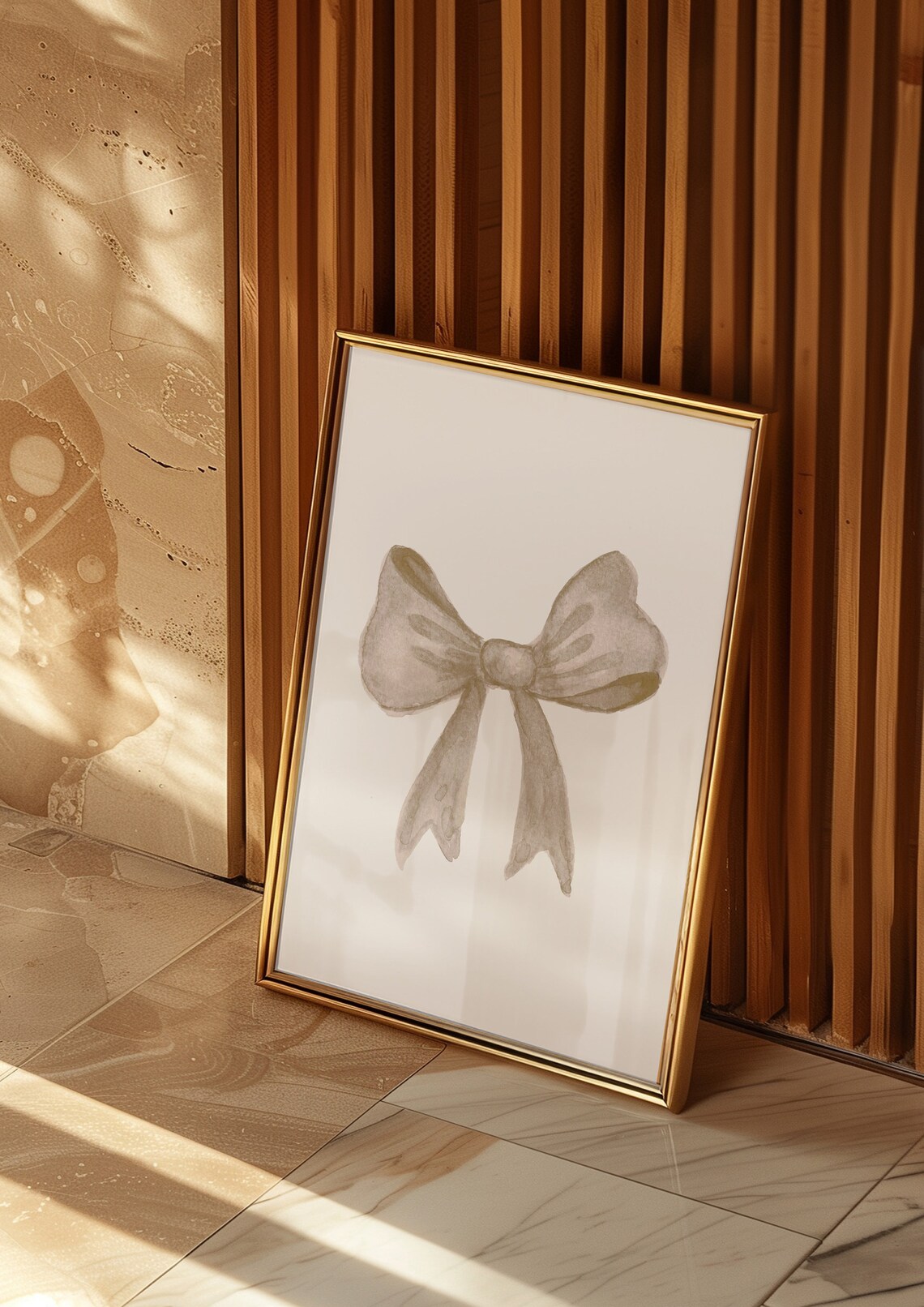 Bow Wall Art Trendy Aesthetic Poster Print - Image 3