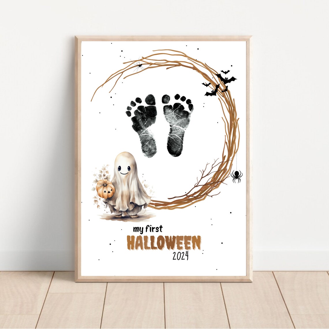 My First Halloween Footprint Poster - Image 2