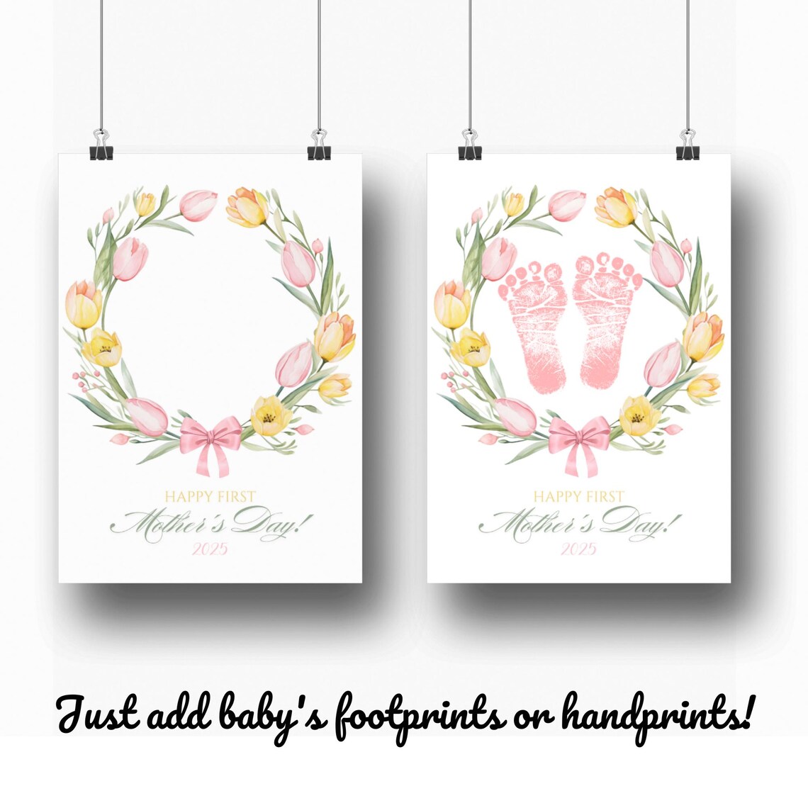 My First Mothers Day Handprint Activity Poster - Image 3