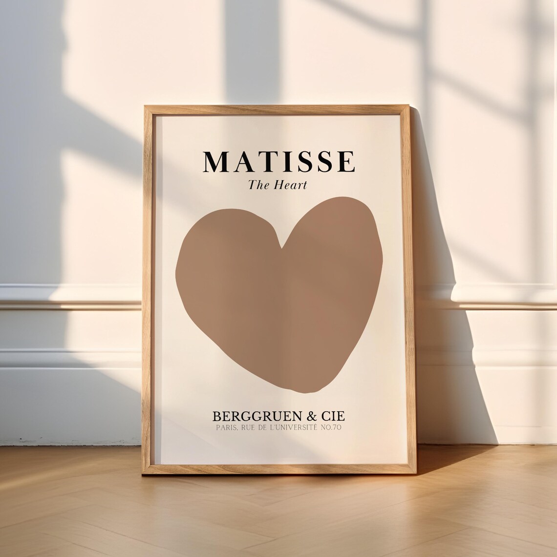 Matisse The Heart Print, Abstract Love Poster